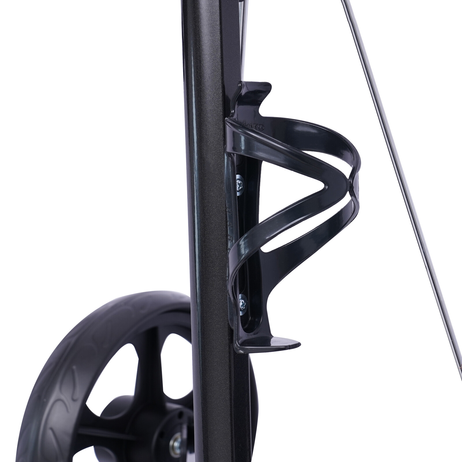 3 Wheel Golf Push Cart Folding Golf Walking Push Cart Roller Golf Bag Holder