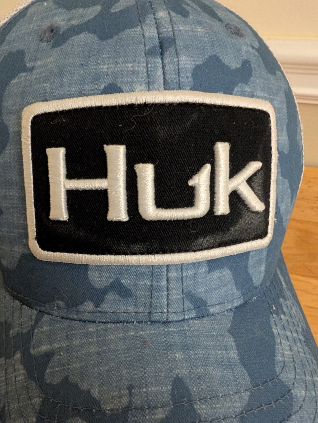 Huk Running Lakes Snapback Trucker Hat Blue