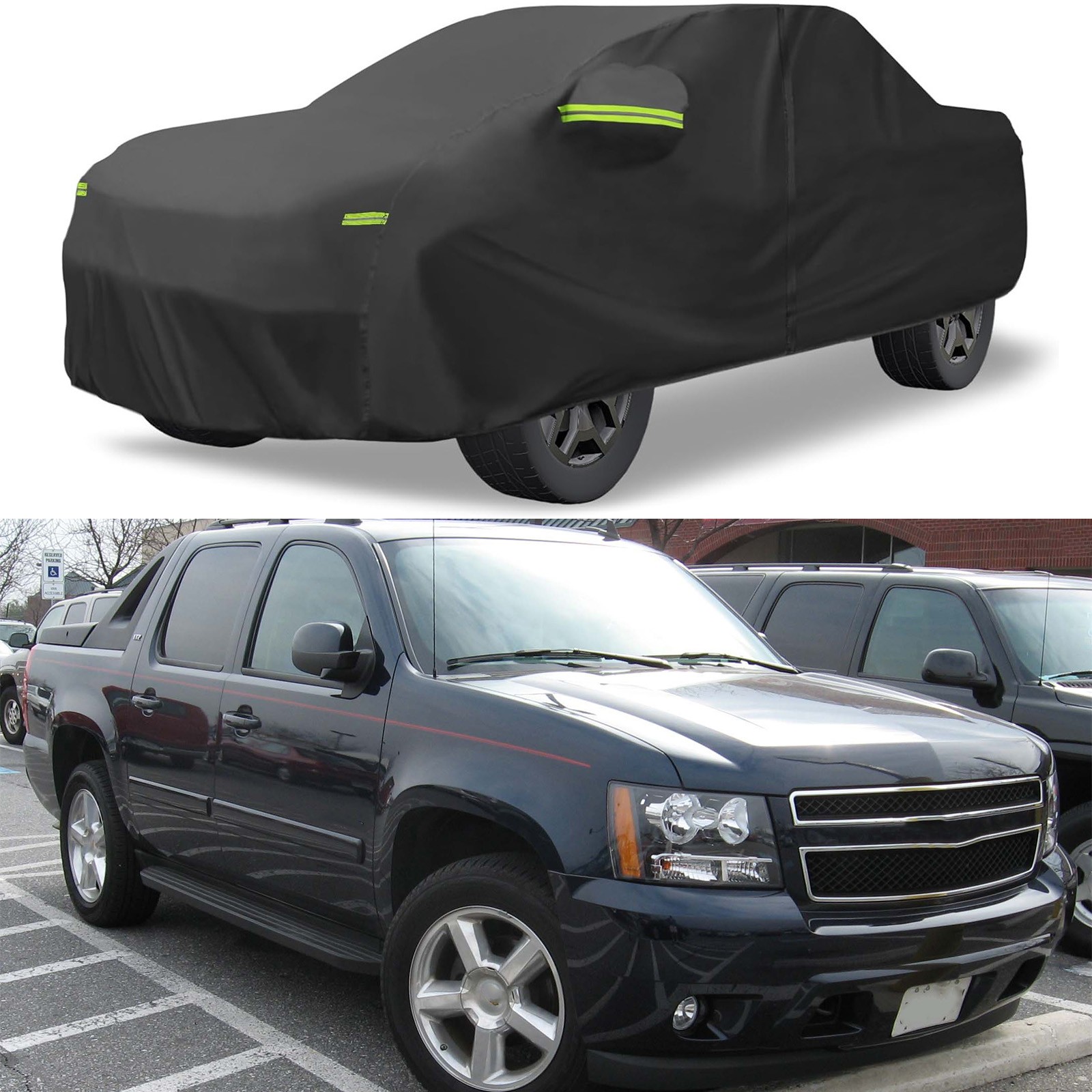 For Chevrolet Avalanche 1500 2500 Waterproof Car Cover Outdoor Sun UV Protection