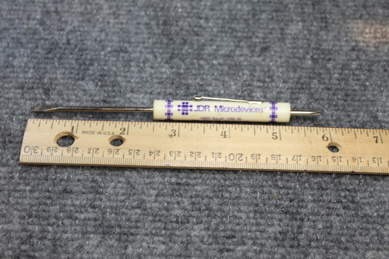 Vintage JDR Microdevices Screwdriver Phillips & Flat San Jose Ca