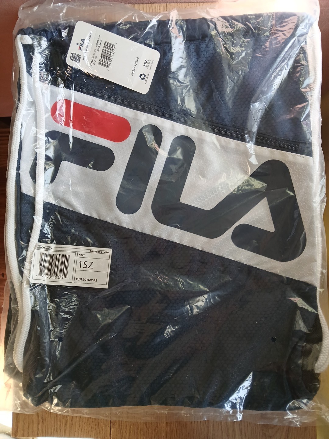 Fila Cinch Sack Bookbag