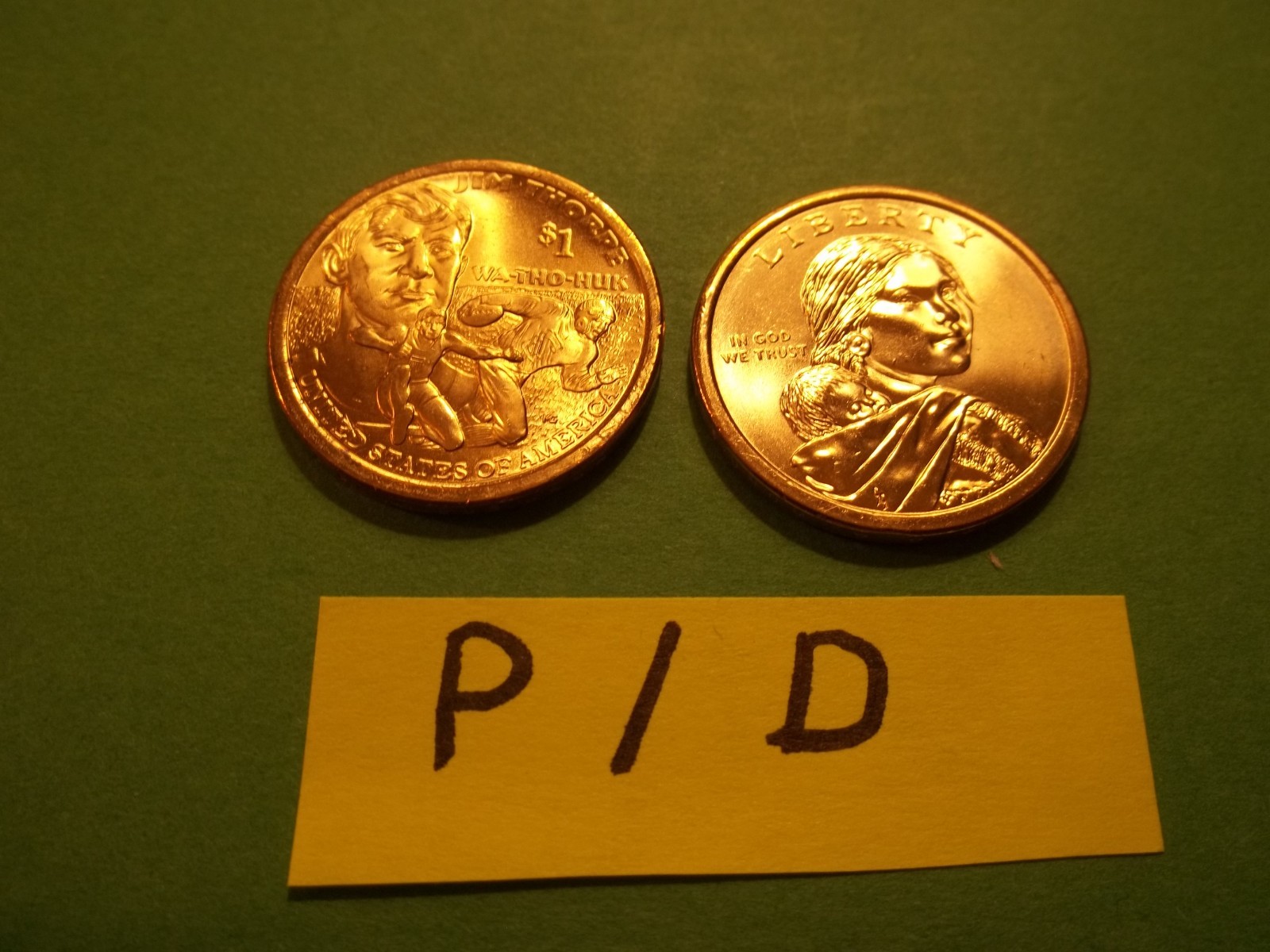 Native American Dollar Set  2018  P, D Unc.