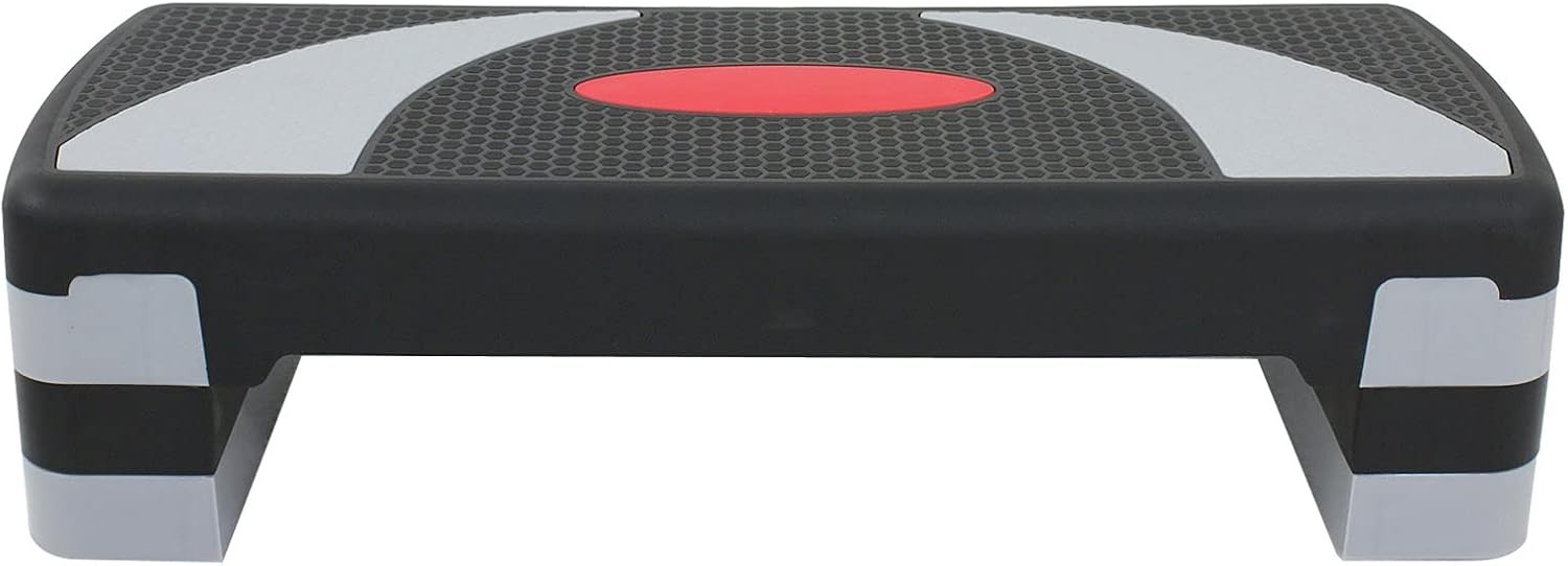 31’’ Aerobic Step Platform, Adjustable Exercise Workout Stepper with Stable Rise