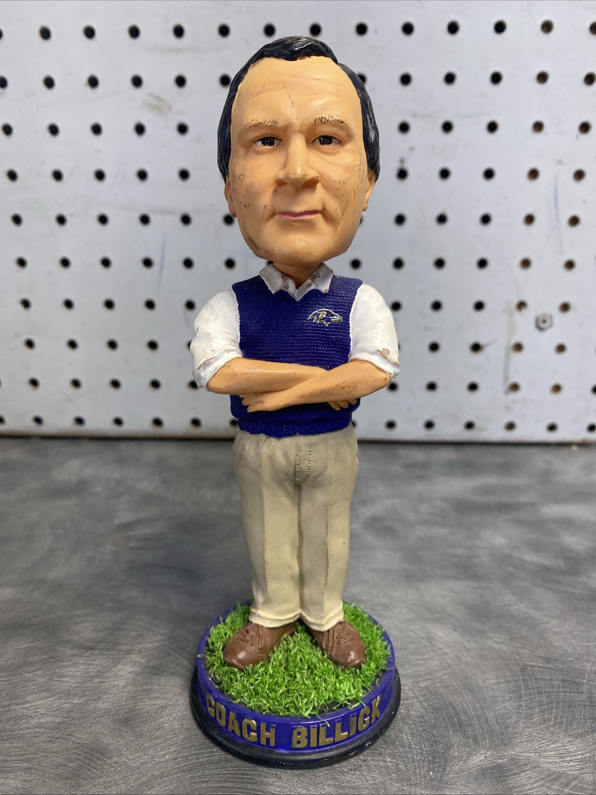 NFL Coach Billick Ravens Bobble Head