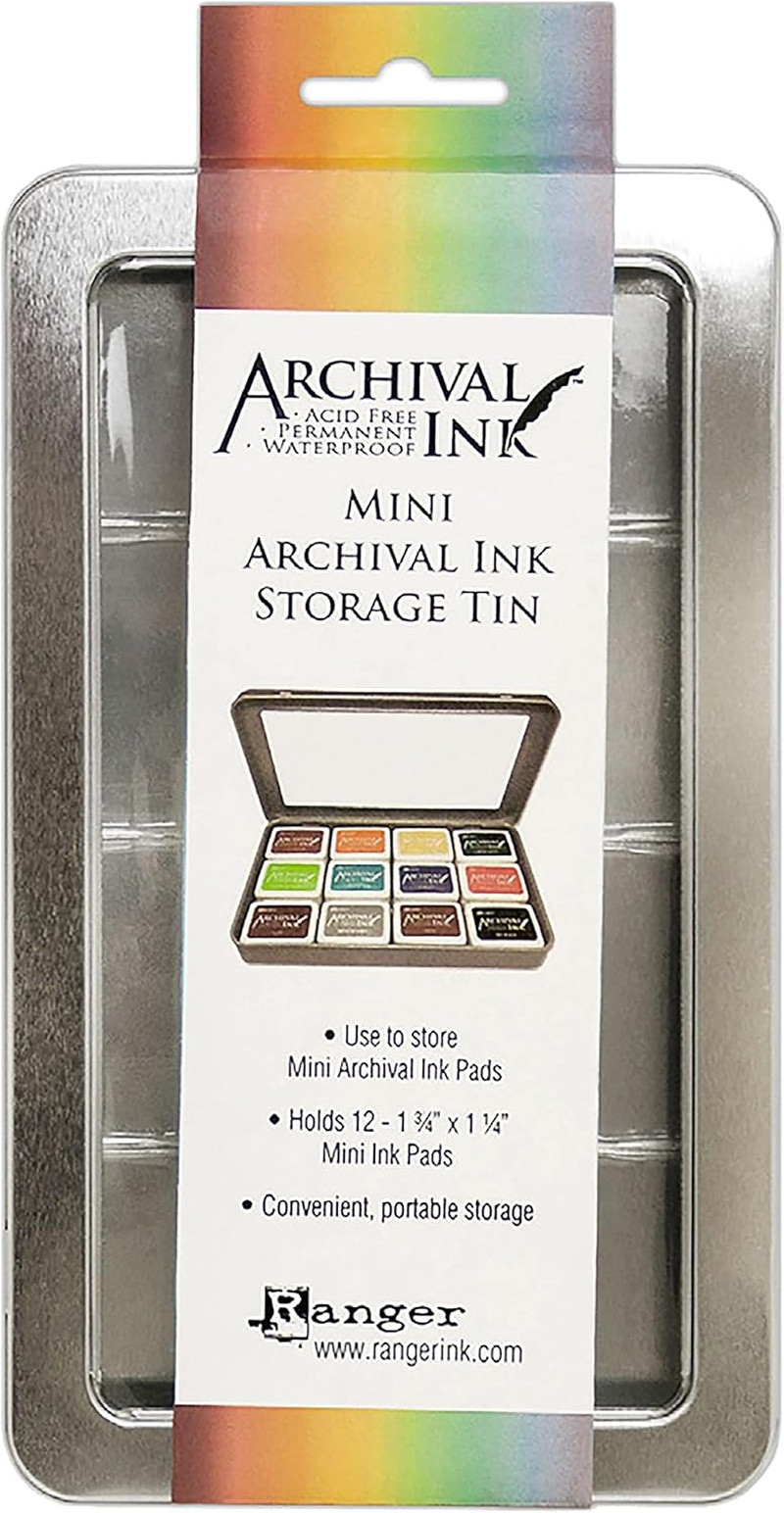 Ranger AIMA58434 Archival Mini Ink Storage Tin