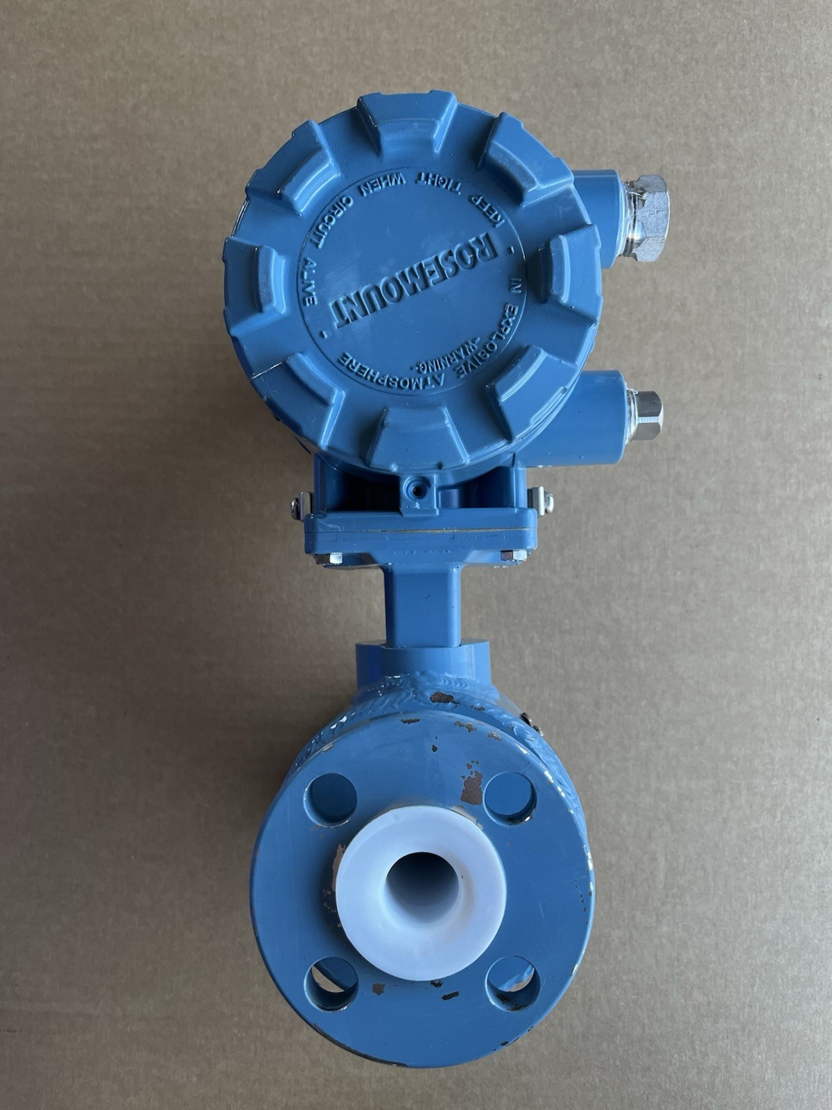 ROSEMOUNT MAGNETIC FLOW METER 8705T /TRANSMITER 8732C 1\2" DN25