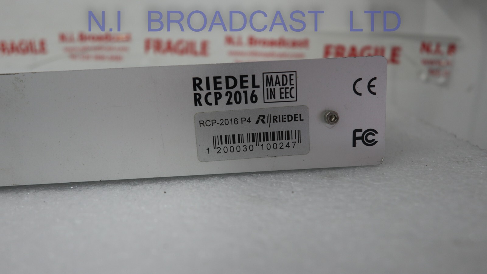 Riedel rcp-2016 Artist intercom panel with PSU Fully working,