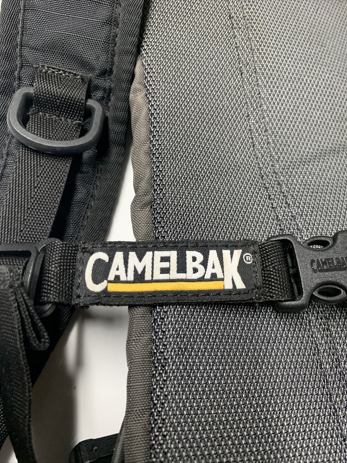 EUC Camelbak LOBO Hiking Padded Backpack Black Tan - No Hydration Pack