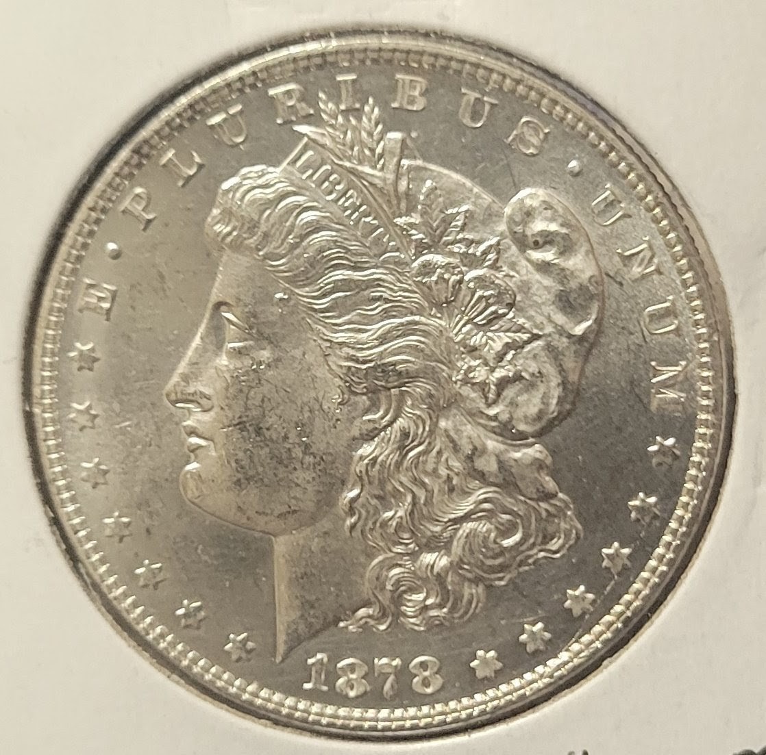 1878 Morgan Silver Dollar $1 BU/MS Condition! 1st Yr PQ!