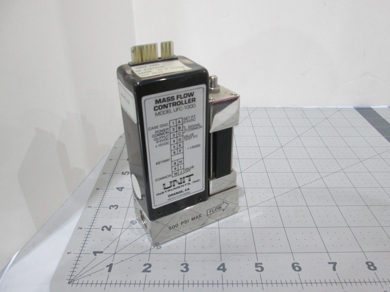 Unit, UFC-1000, Mass Flow Controller, BCL3, 50 SCCM, Used