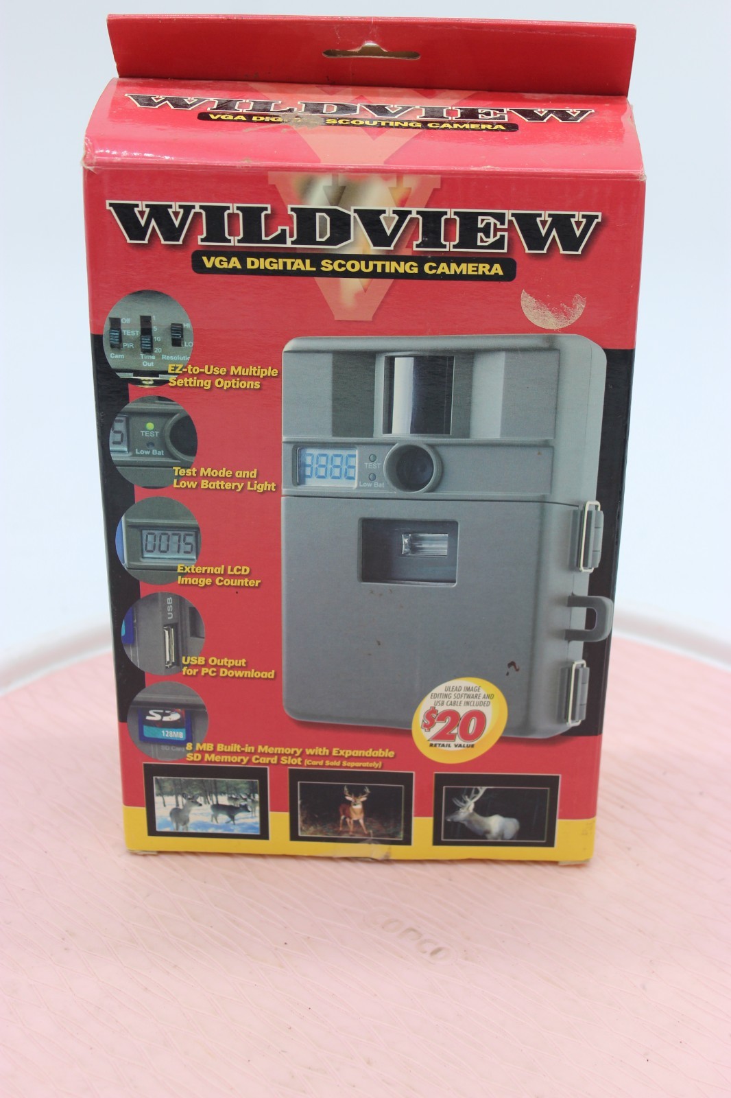 WildView STC-TGL1 Game Scouting Camera Power Tested with sd card