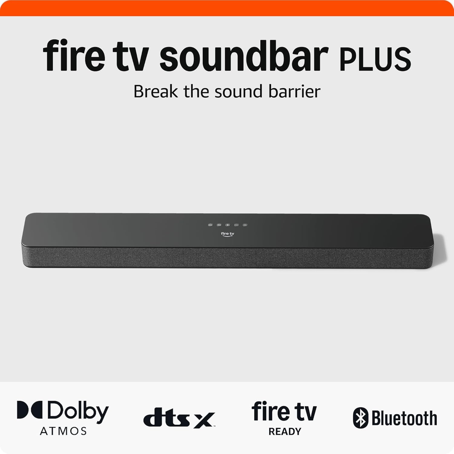 Fire TV Soundbar plus (Newest Model) with Built-In Subwoofer, 3.1 Channel, Dolby