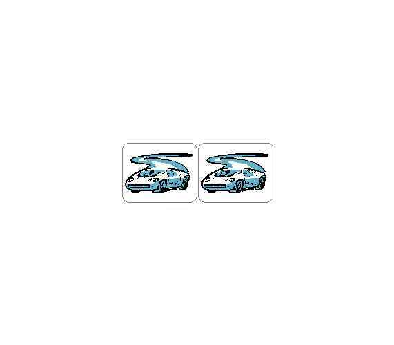 Bally Spy Hunter Pinball Machine Spinner Decal Set