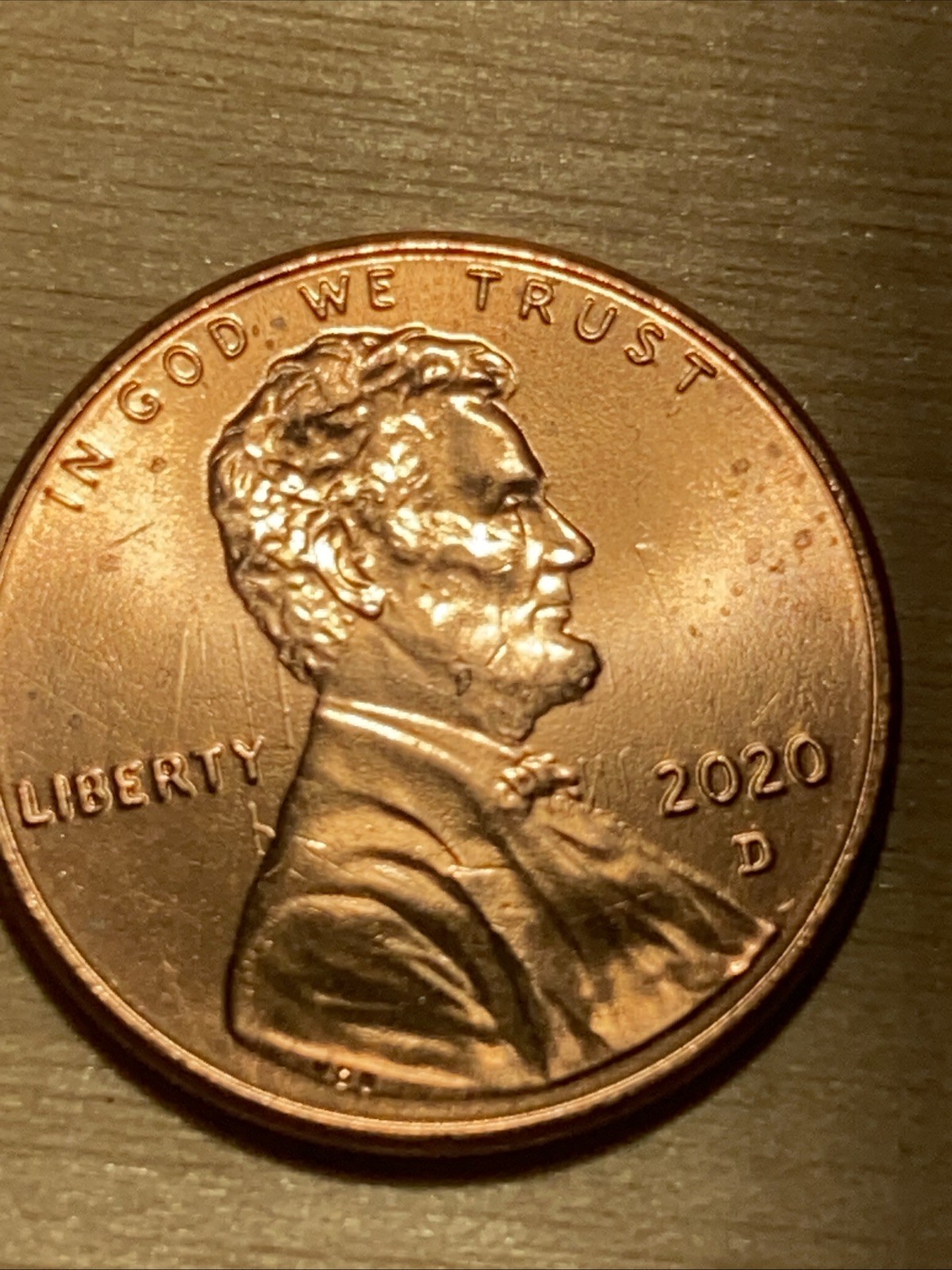 2020-D UNC Lincol cent Double Die Date Clash Error Coin Check Pictures First!!