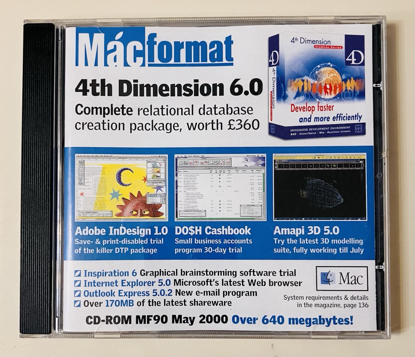MacFormat MF90 Cover Disc Macintosh Mac OS Software Apple CD