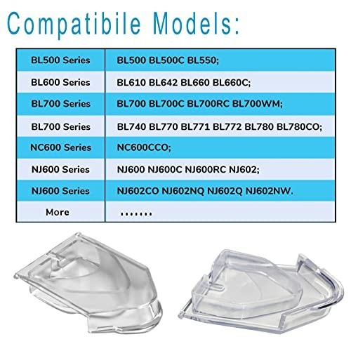 Pour Spout Cover Replacement for Ninja Blender Lid 72 oz Square Pitcher