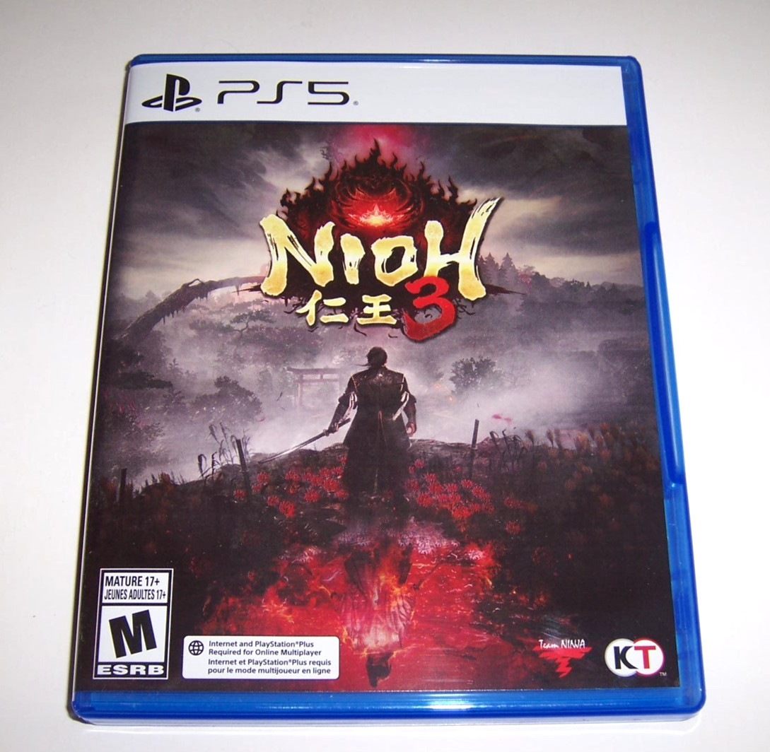 Replacement Case Only for Nioh 3 Three PlayStation 5 PS5 AUTHENTIC
