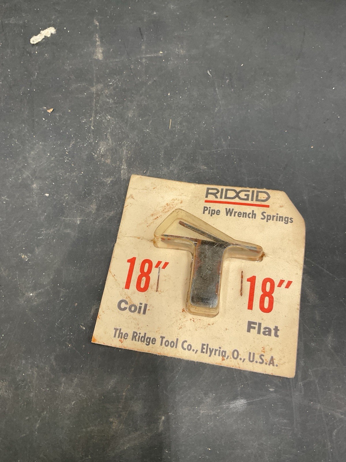 RIDGID 31680 18” COIL & FLAT SPRING ASSEMBLY