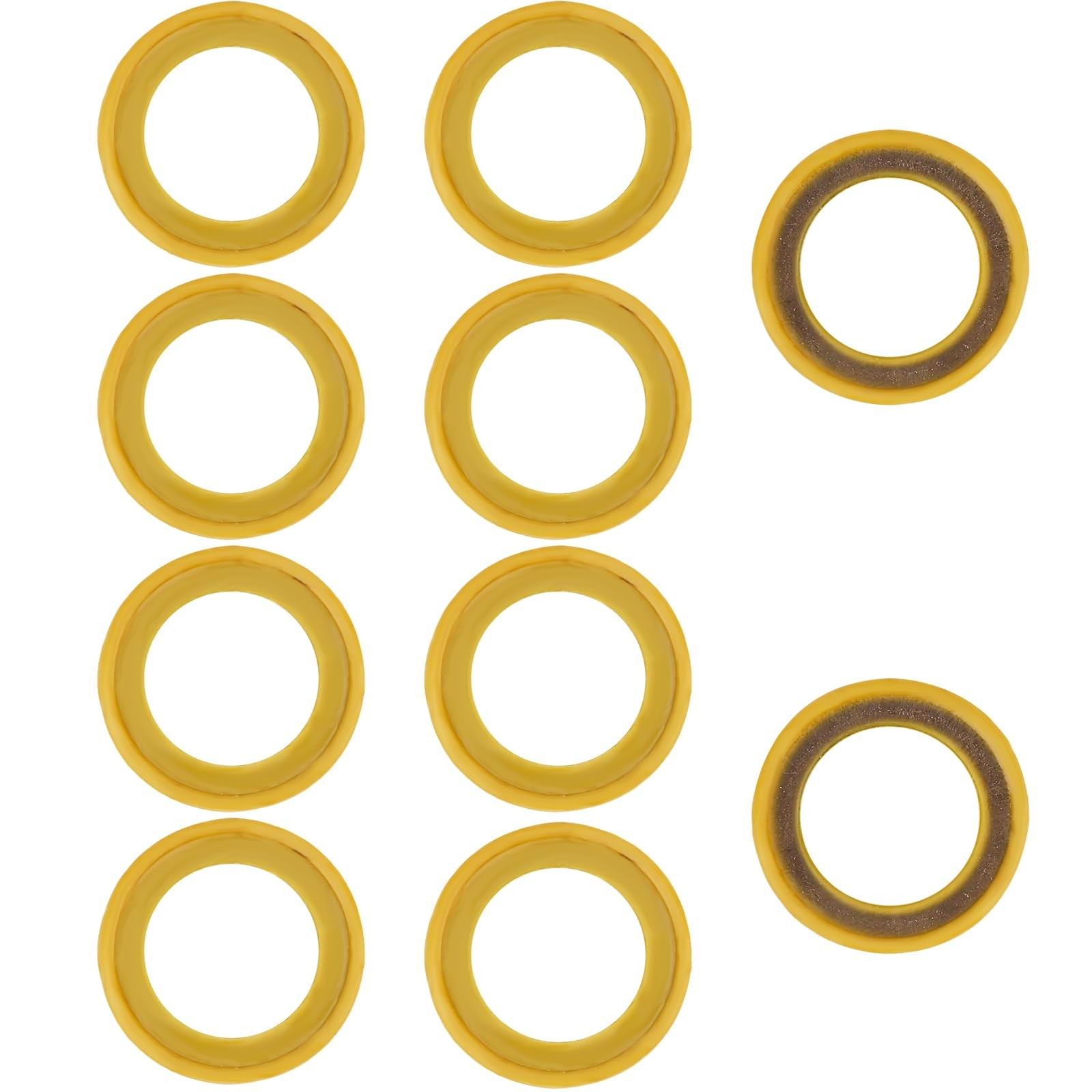 10 Pcs Gearcase Drain Plug Seal Gaskets Lower Unit Crease 0.55in