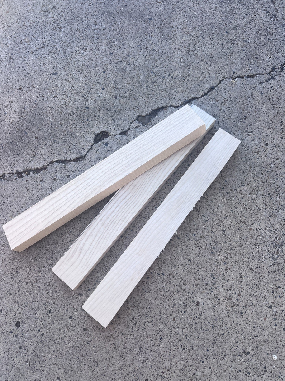 1 Ea. Bad-Hammer Maple Wood 12x1.5x3/4th Plank for DIY Hammer Handle
