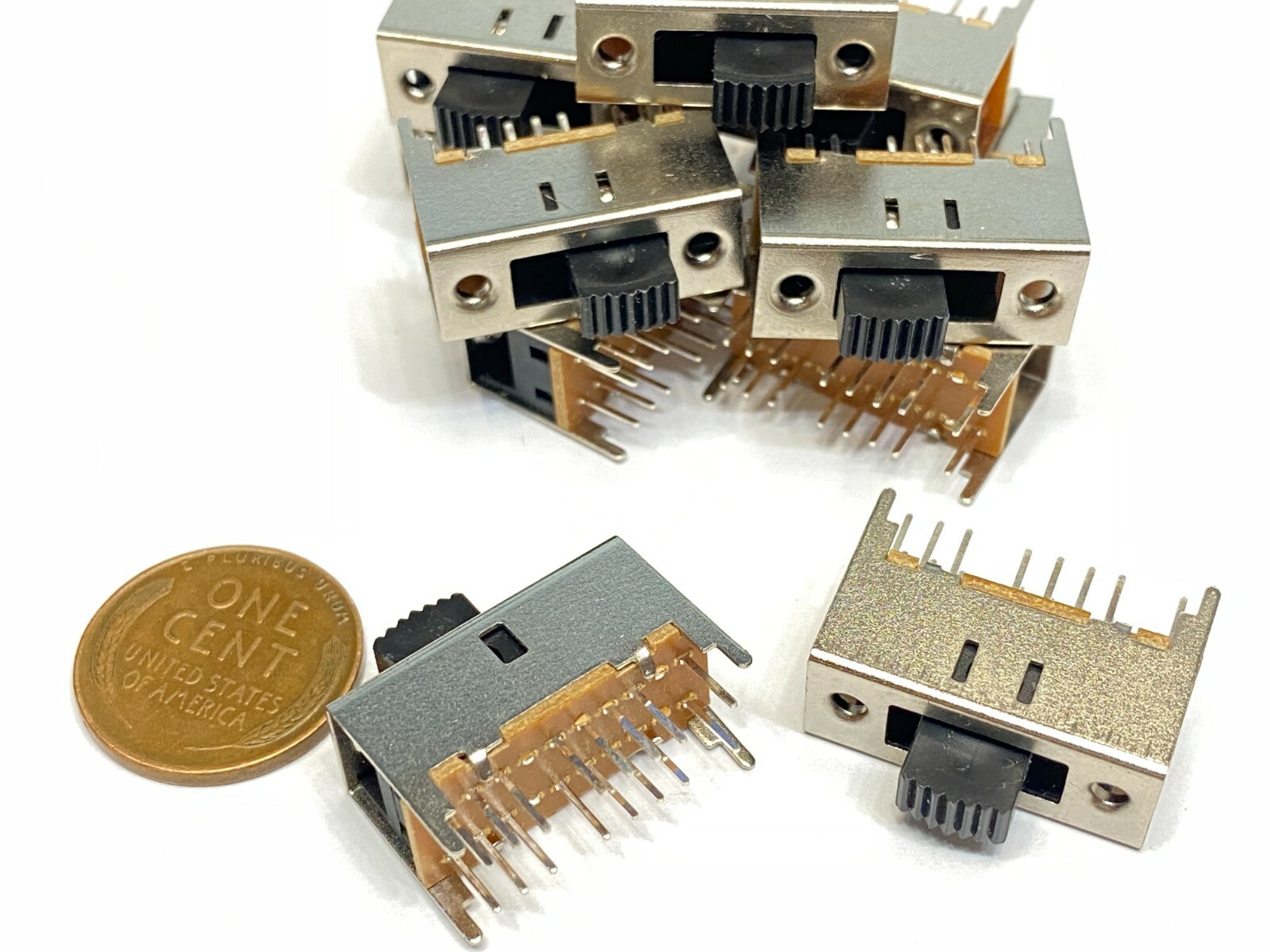 10 Pieces Slide switch 2P4T 16pin on/off/on ss-43d01  E4
