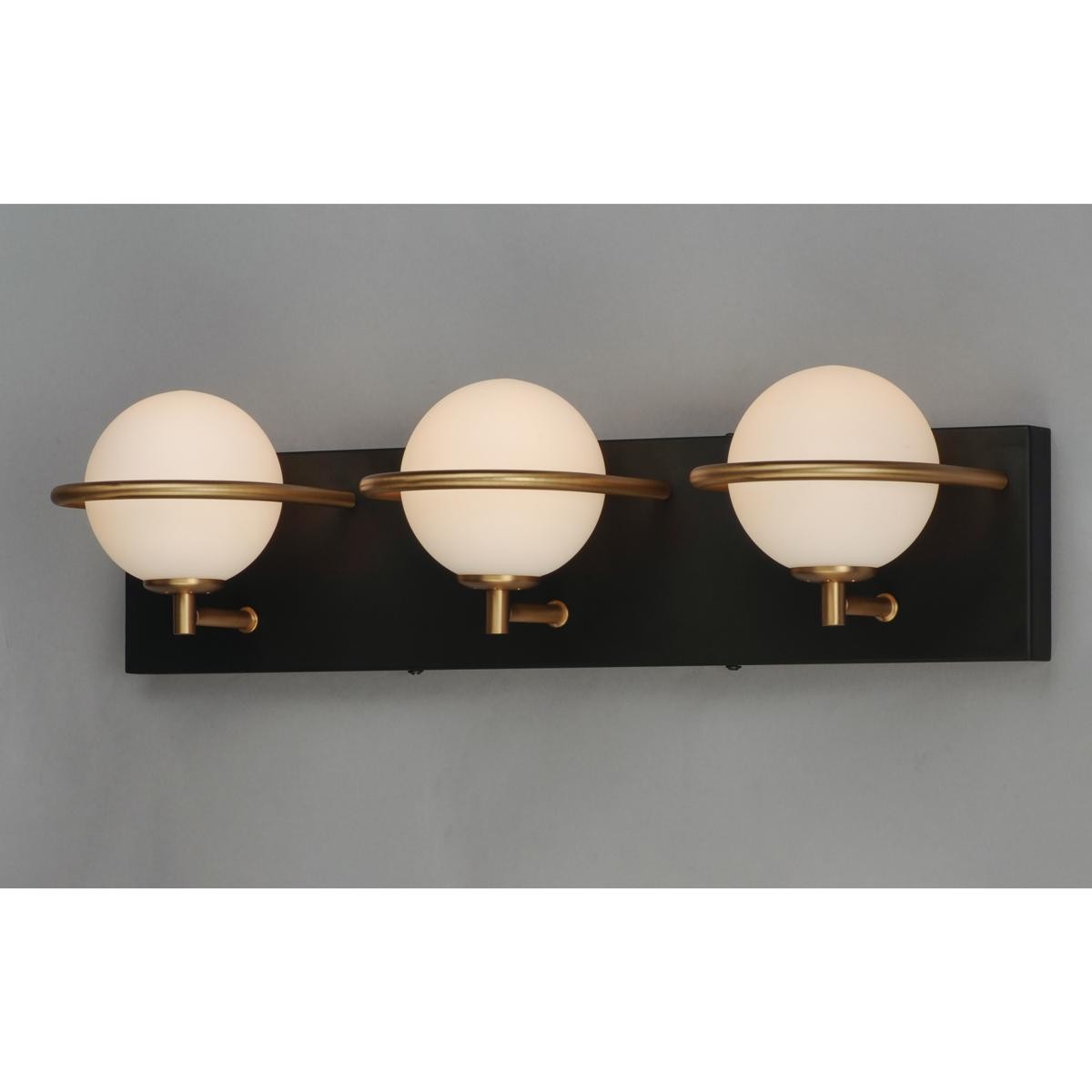 Maxim Lighting 21603SWBKGLD Revolve Bath Vanity Wall Light