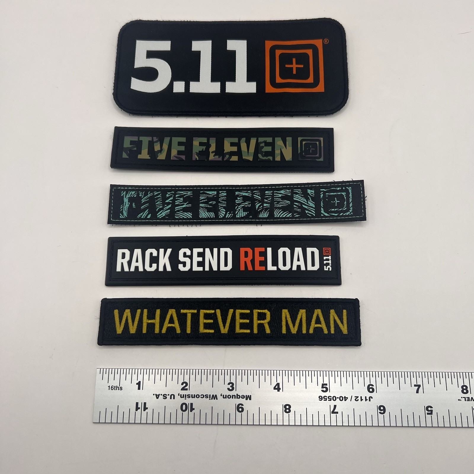 5.11 Tactical Patch Collection Banner Hat Chest Rig Hook Eye Lot Bundle