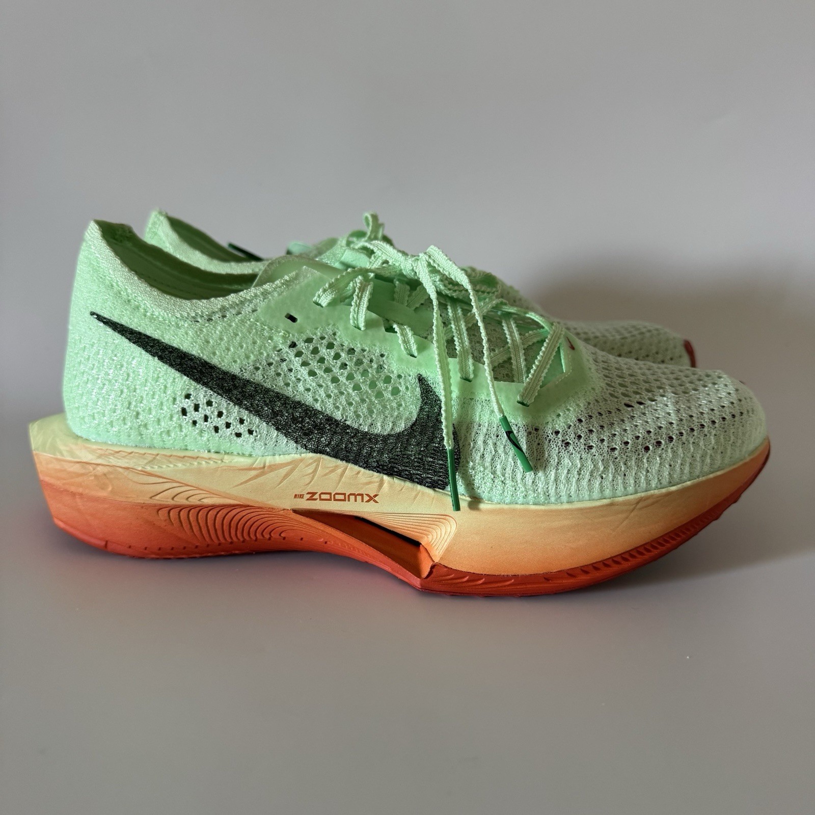 Nike Mens 8.5 ZoomX Vaporfly NEXT% 3 ‘Eliud Kipchoge’ Vapor Green HJ7040-300 NEW