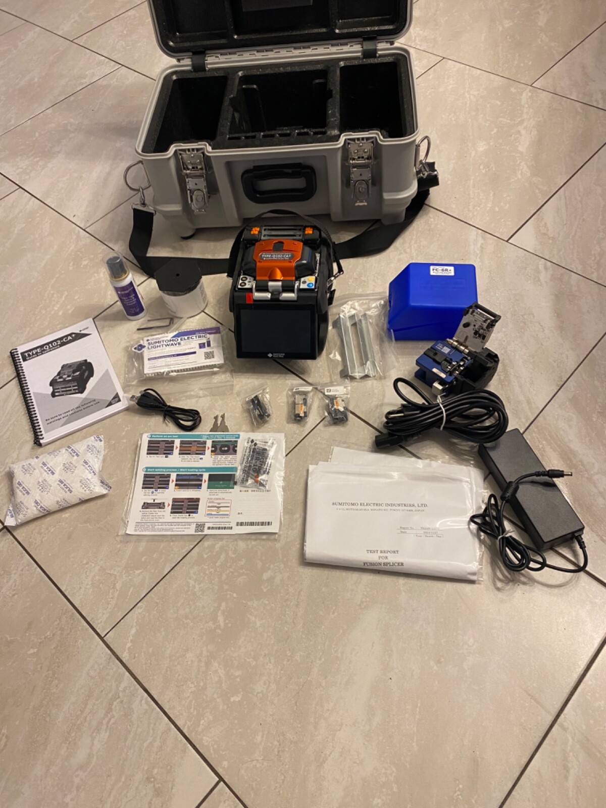 Sumitomo Quantum Type-Q102-CA+-KIT-1; Core Alignment Fusion Splicer; New Kit!!