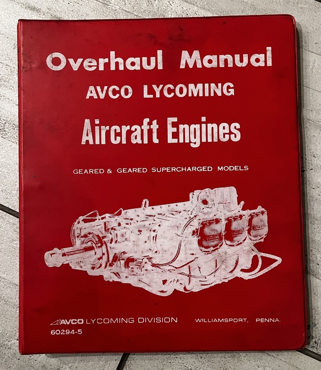 1970 Avco Lycoming Geared & Geared Supercharged Aircraft Engines Overhaul Manual