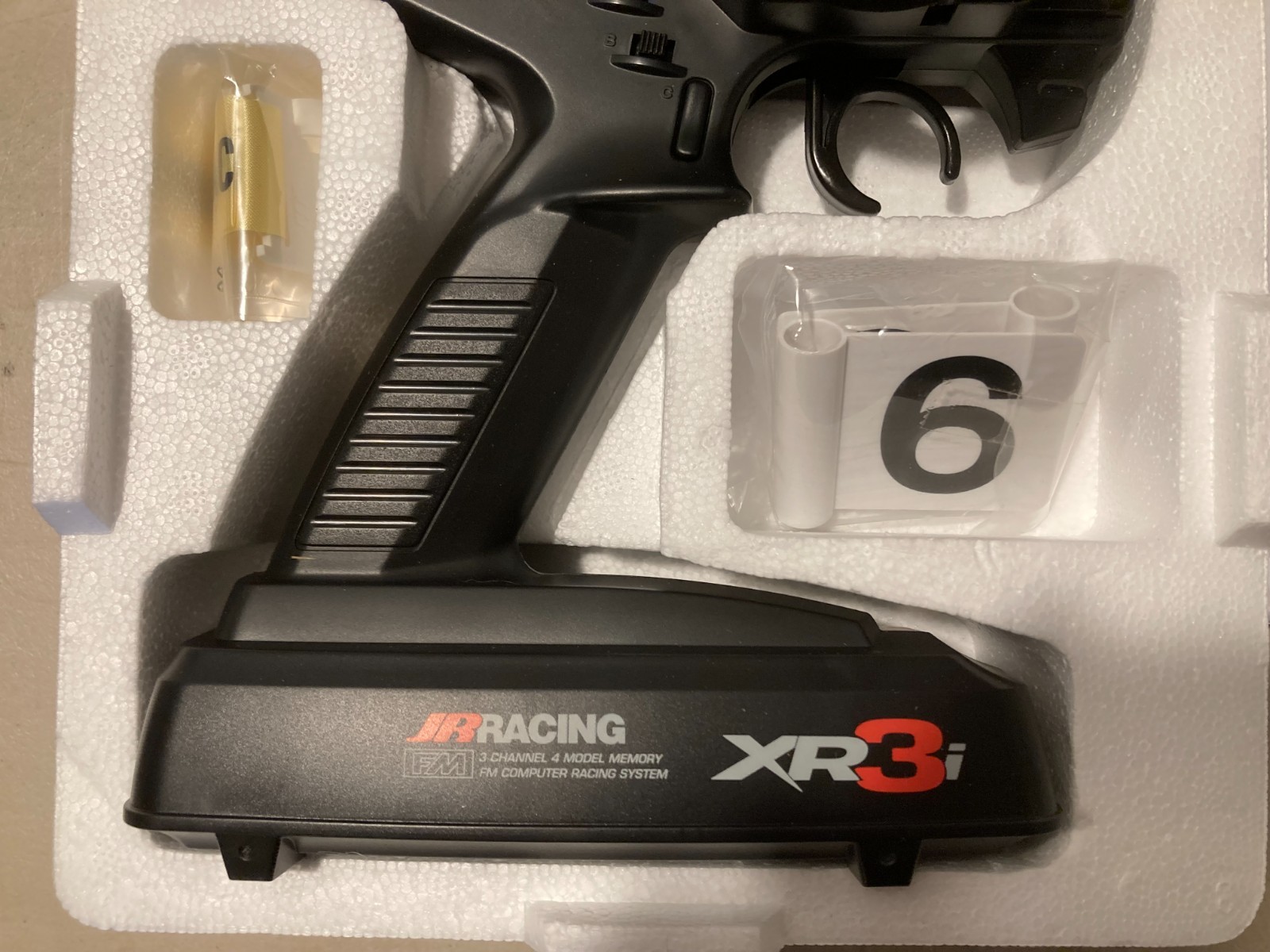 JR Racing XR3i FM Radio System 3-Channel Transmitter 75MHz w/ Manual