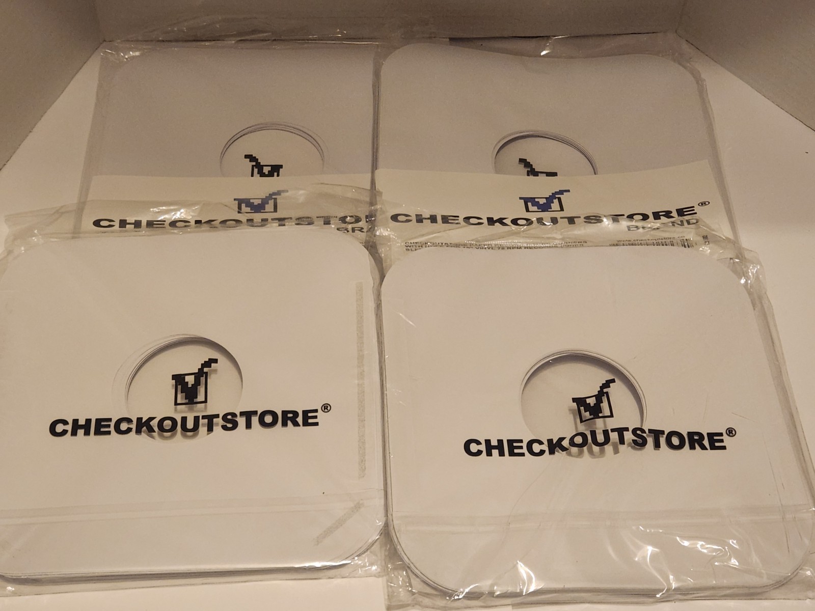 COS Paper Record Inner Sleeves With Hole for 10" Vinyl Records 4 Packs of 25 NEW