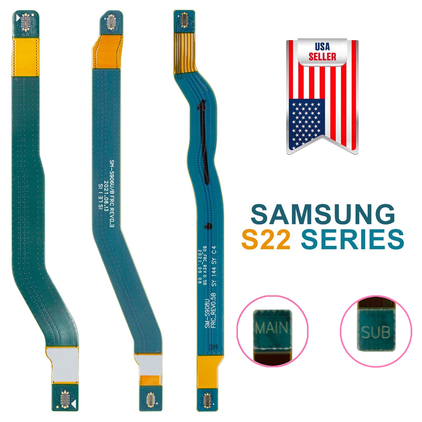 OEM SUB MAIN Signal Antenna Flex Cable For Samsung Galaxy S22 S22+ S22 Ultra 5G