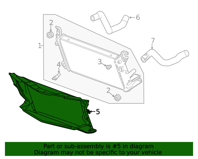 Genuine GM Outlet Duct 84756562