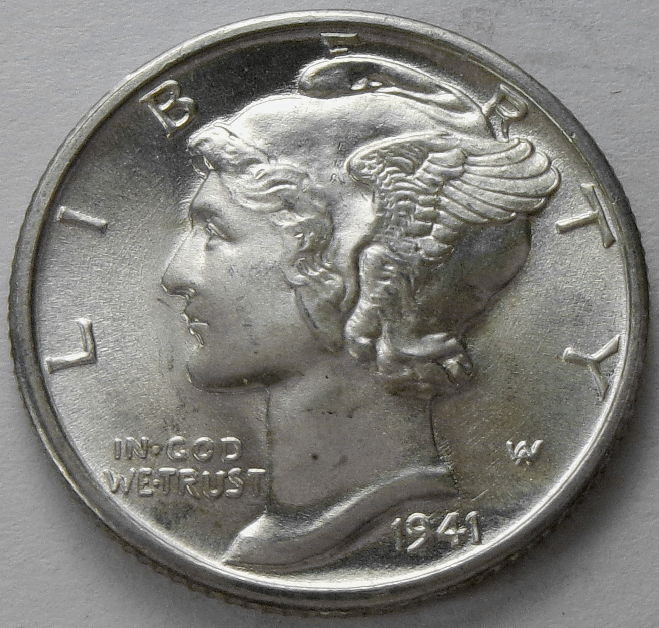 1941-D Mercury 10¢ Dime