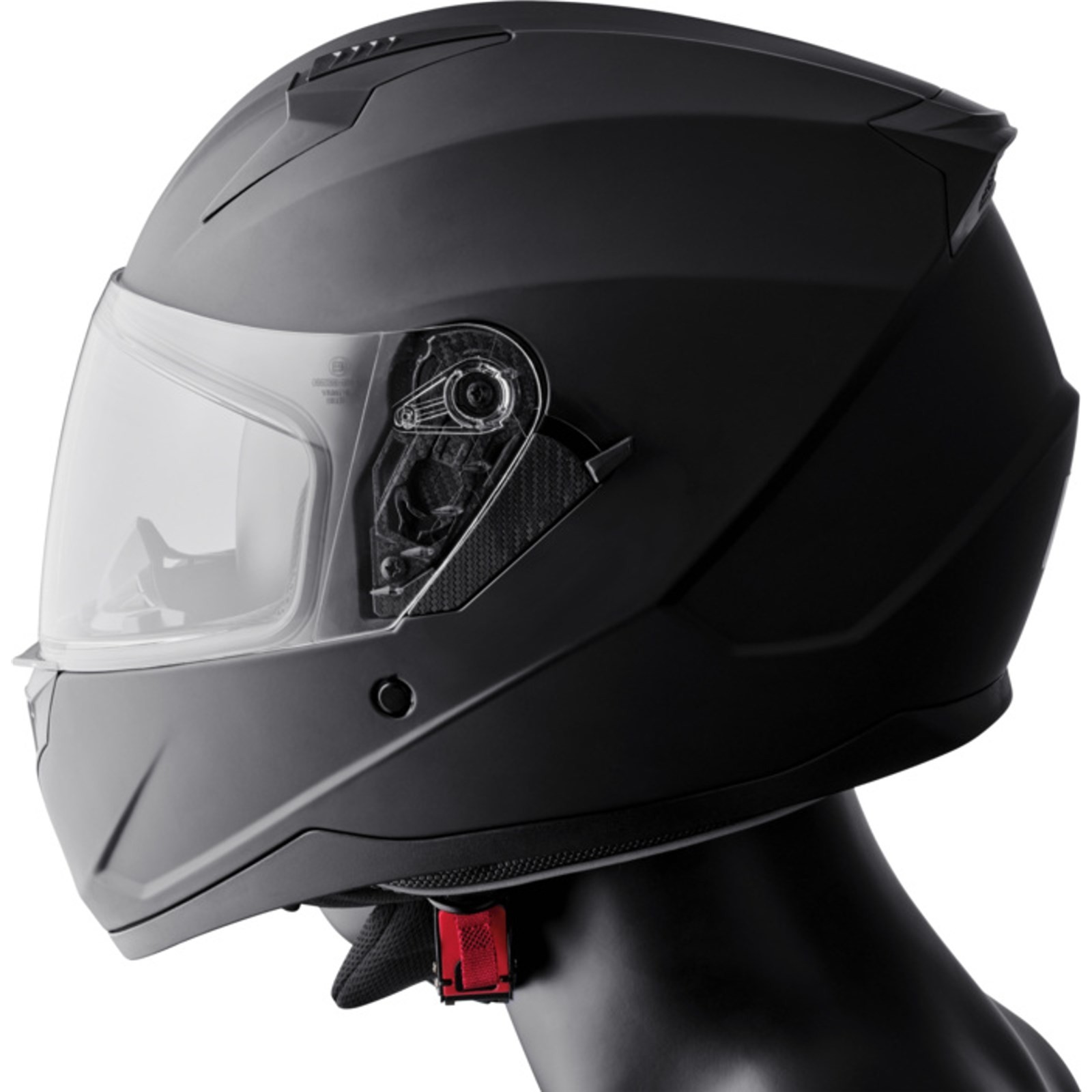 Motorcycle Helmet Size XS - GMS Hexago - Matte Black
