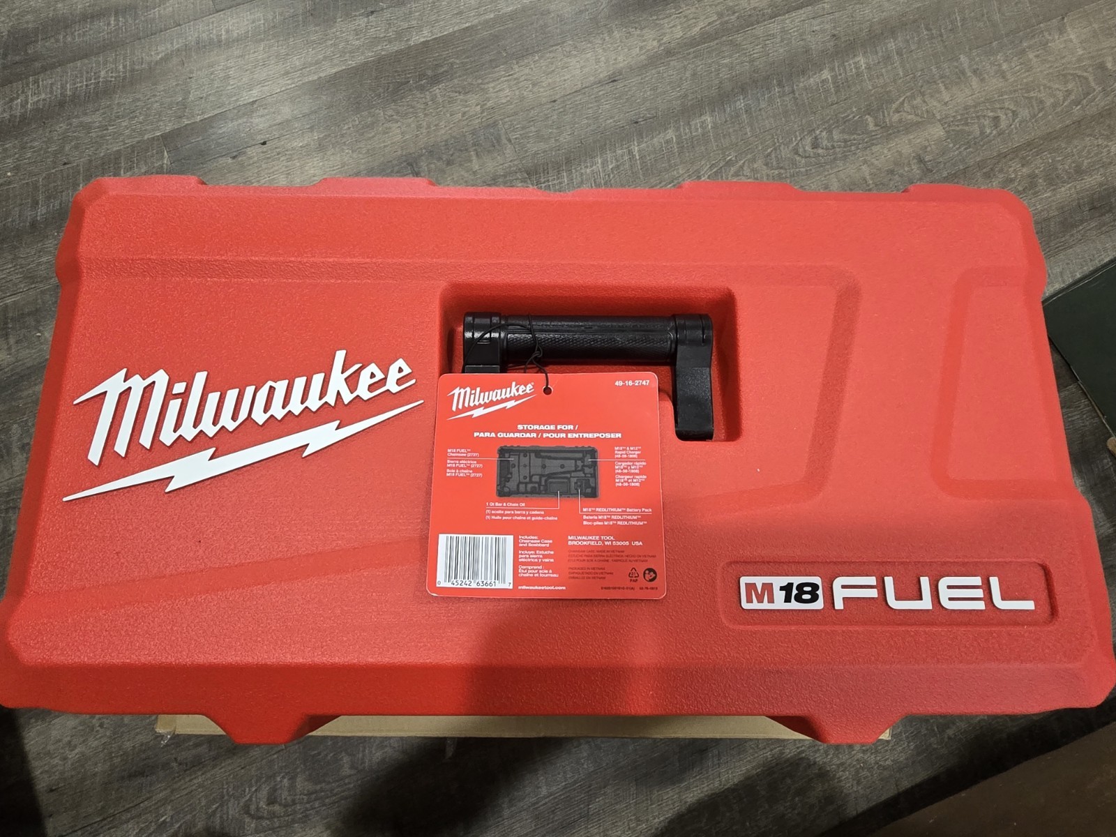 Milwaukee 49-16-2747 Chainsaw Case - Red