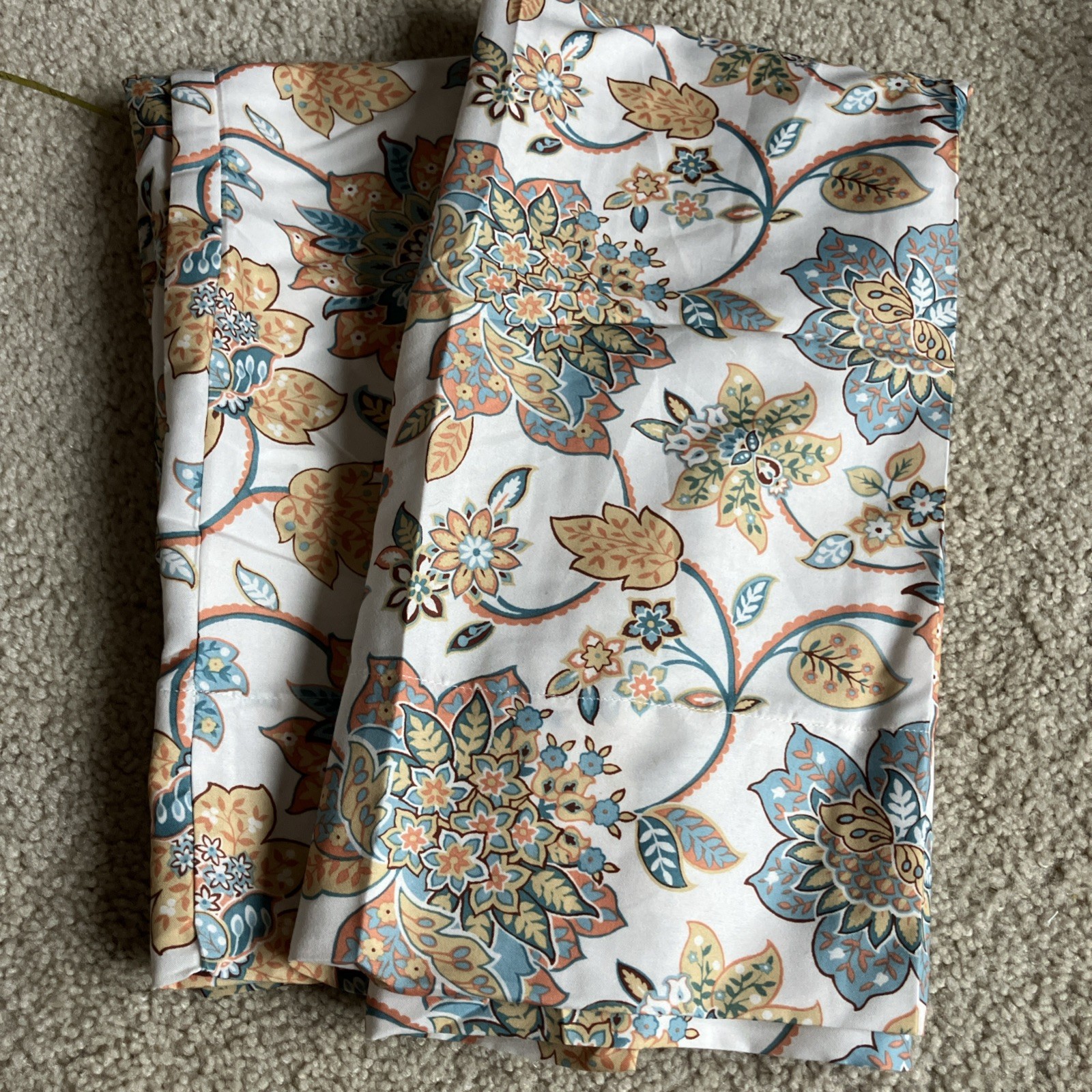 NEW Cozelle Lt Paisley Decorative Standard Polyester Pillowcase Pair