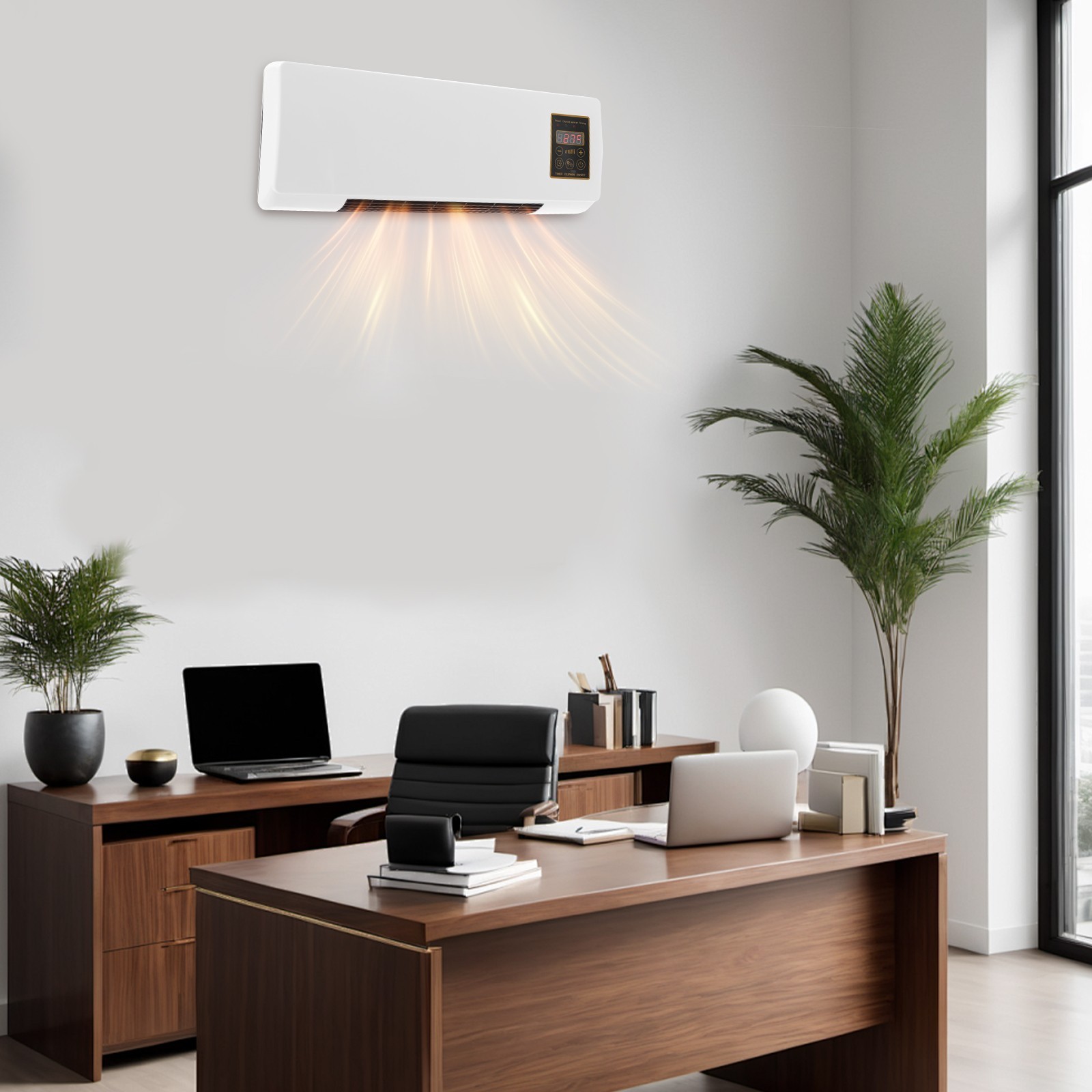 Wall-mounted Heating Machine Electric Heater With Remote Control For Indoor Room