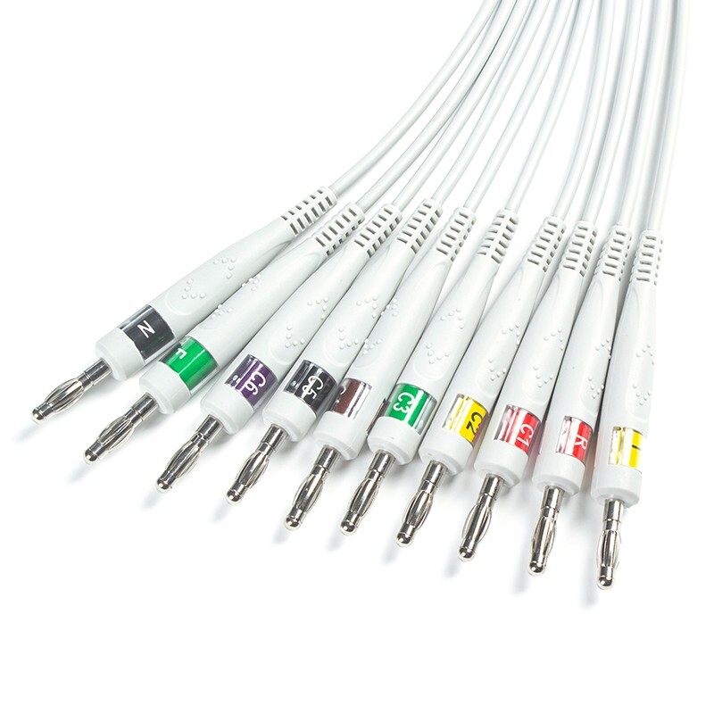 Compatible Welch Allyn SE-PRO-600 10Lead EKG Cable AHA Banana Cardioperfect