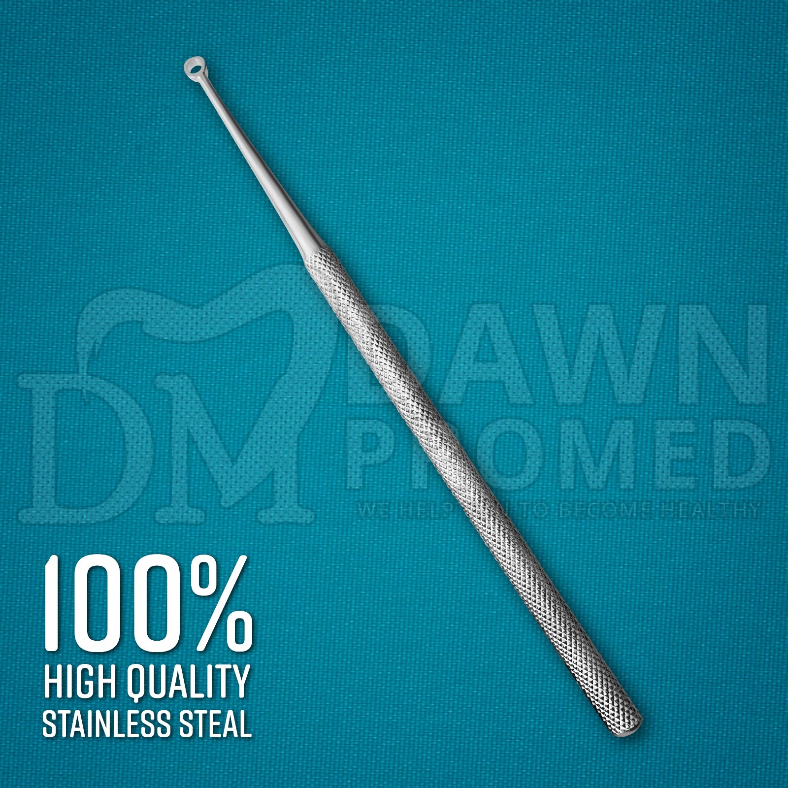 Buck Ear Curettes 6-1/2" sharp Straight ENT Surgical Instruments German Grade