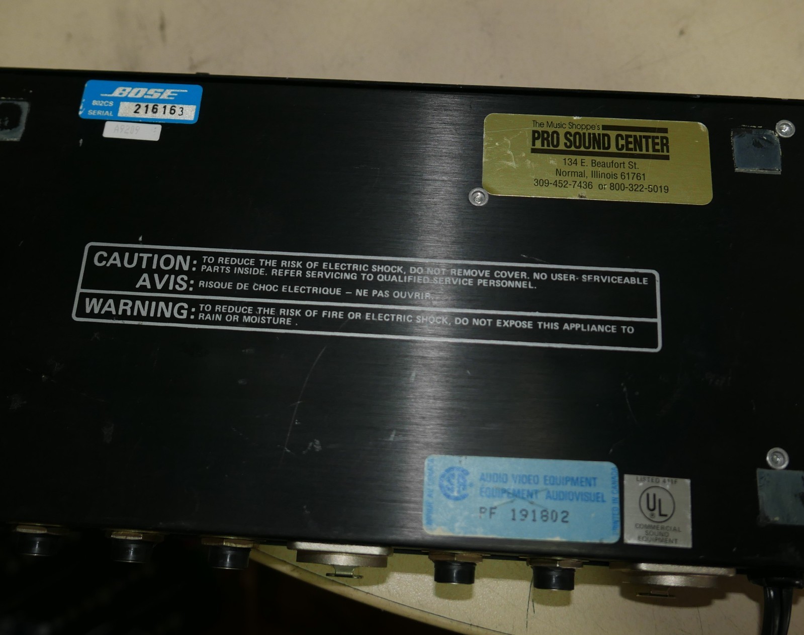 Bose 802-C System Controller Tested to Power on Only #1