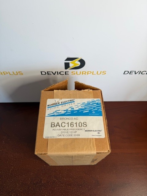 ALTRA INDUSTRIAL MOTION WARNER ELECTRIC BAC1610S Frequency Drive 115/230V New