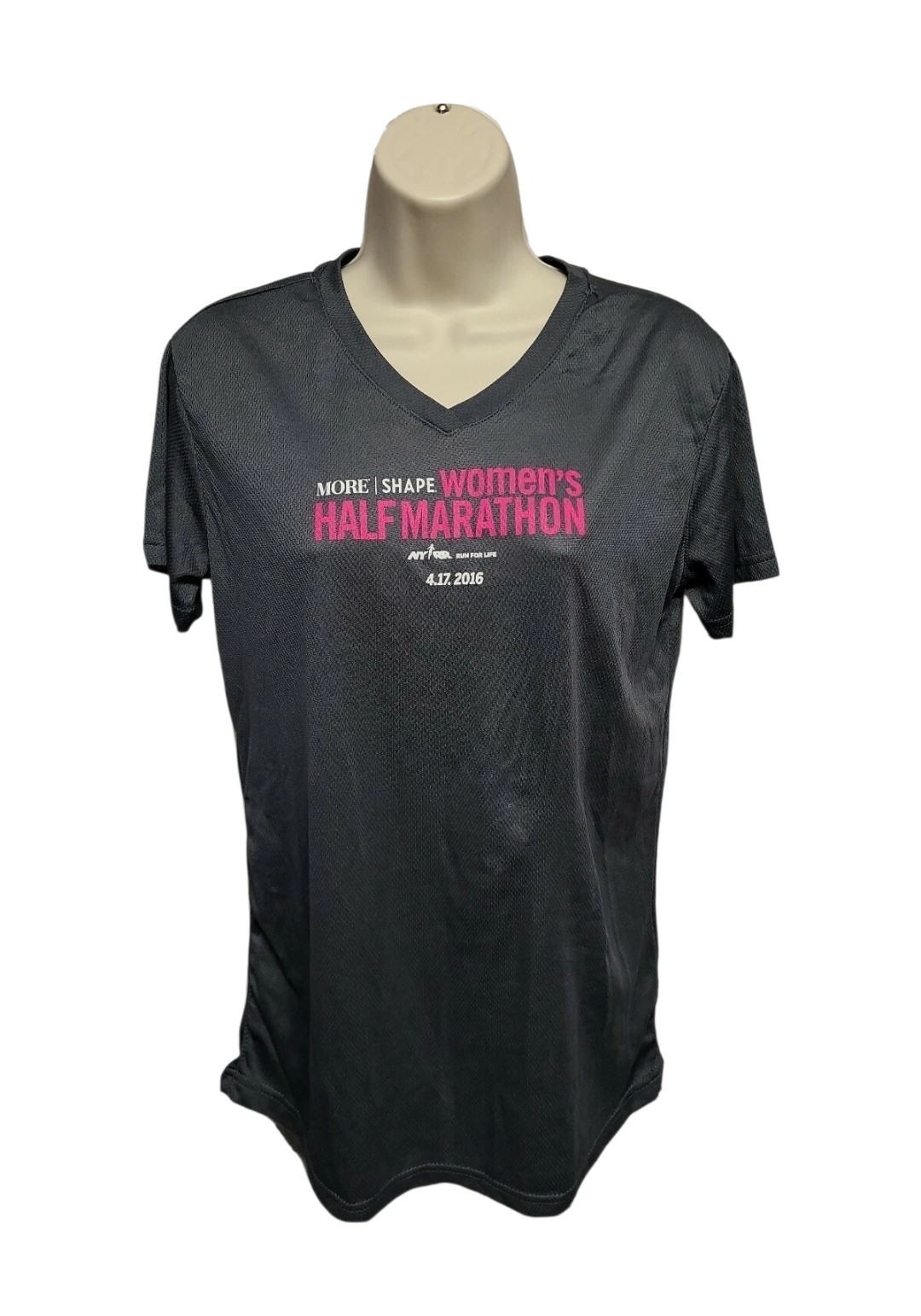 More Shape Half Marathon Womens Large Gray Jersey