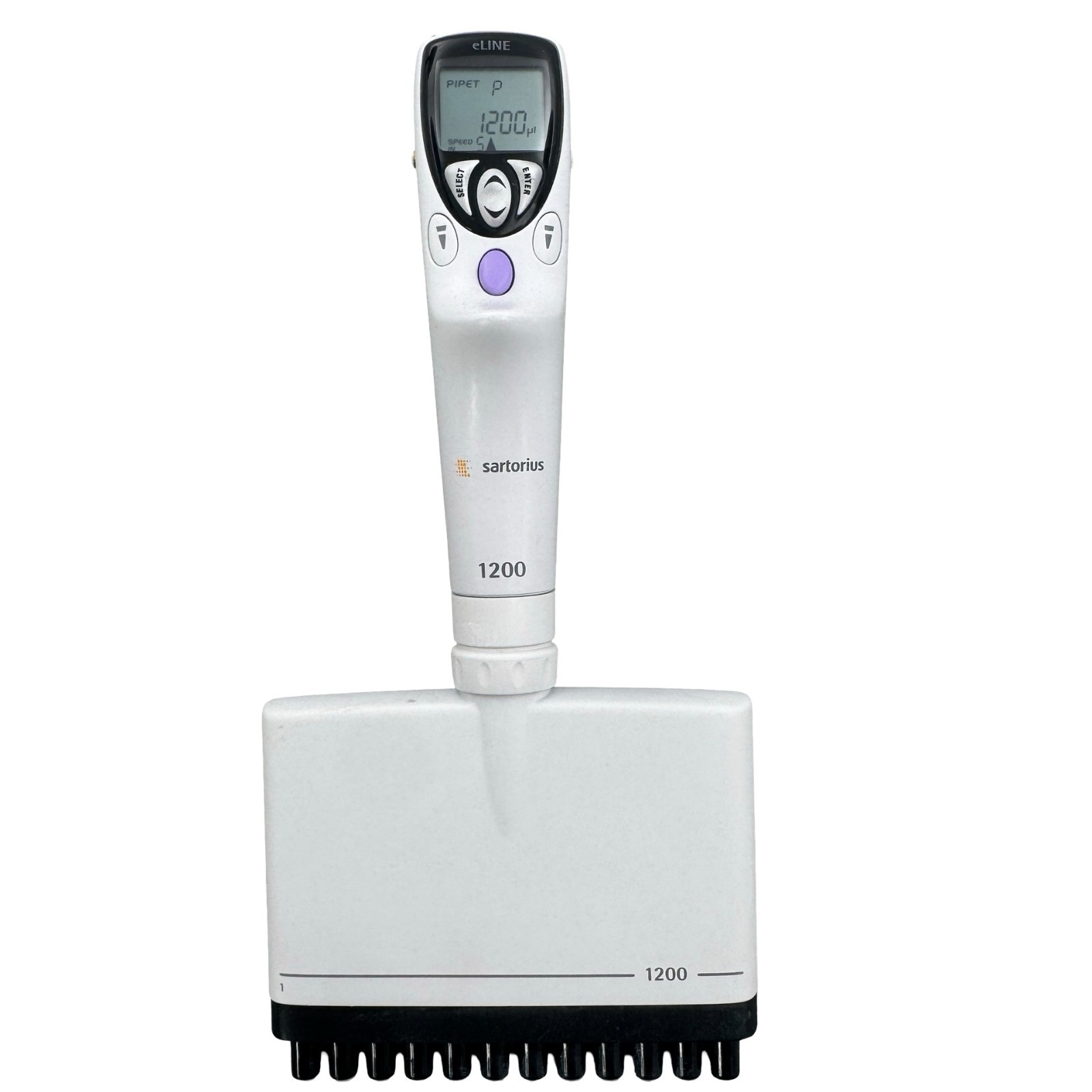 Sartorius Biohit eLINE 1200µL 12Channel Electronic Pipette New Battery