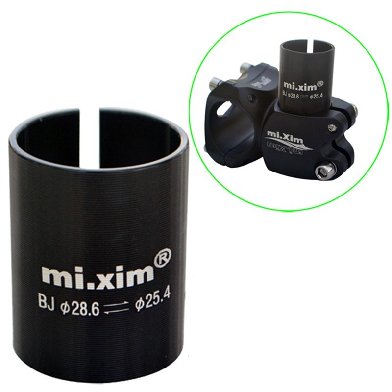 Variable ring MTB Adapter 28.6-25.4mm Front fork Conversion Stem Reducer