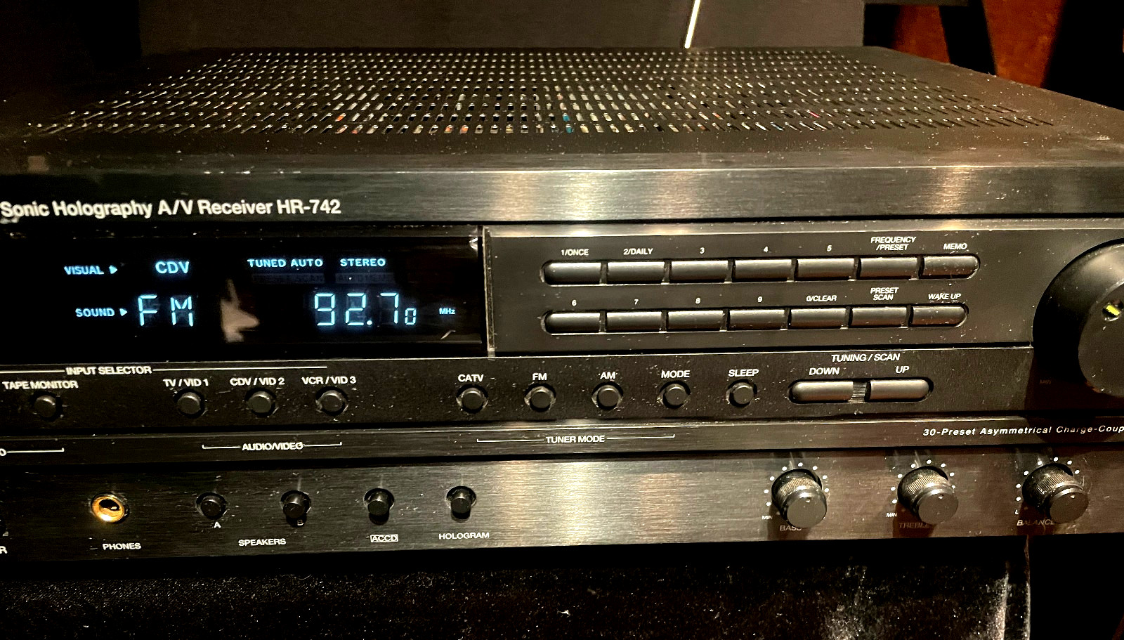 Carver Sonic Holography A/V Receiver HR-742