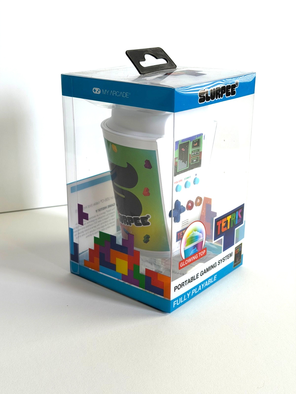 My Arcade Tetris Slurpee Handheld Game DGUNL-7075 7-Eleven Vintage Mini Arcade