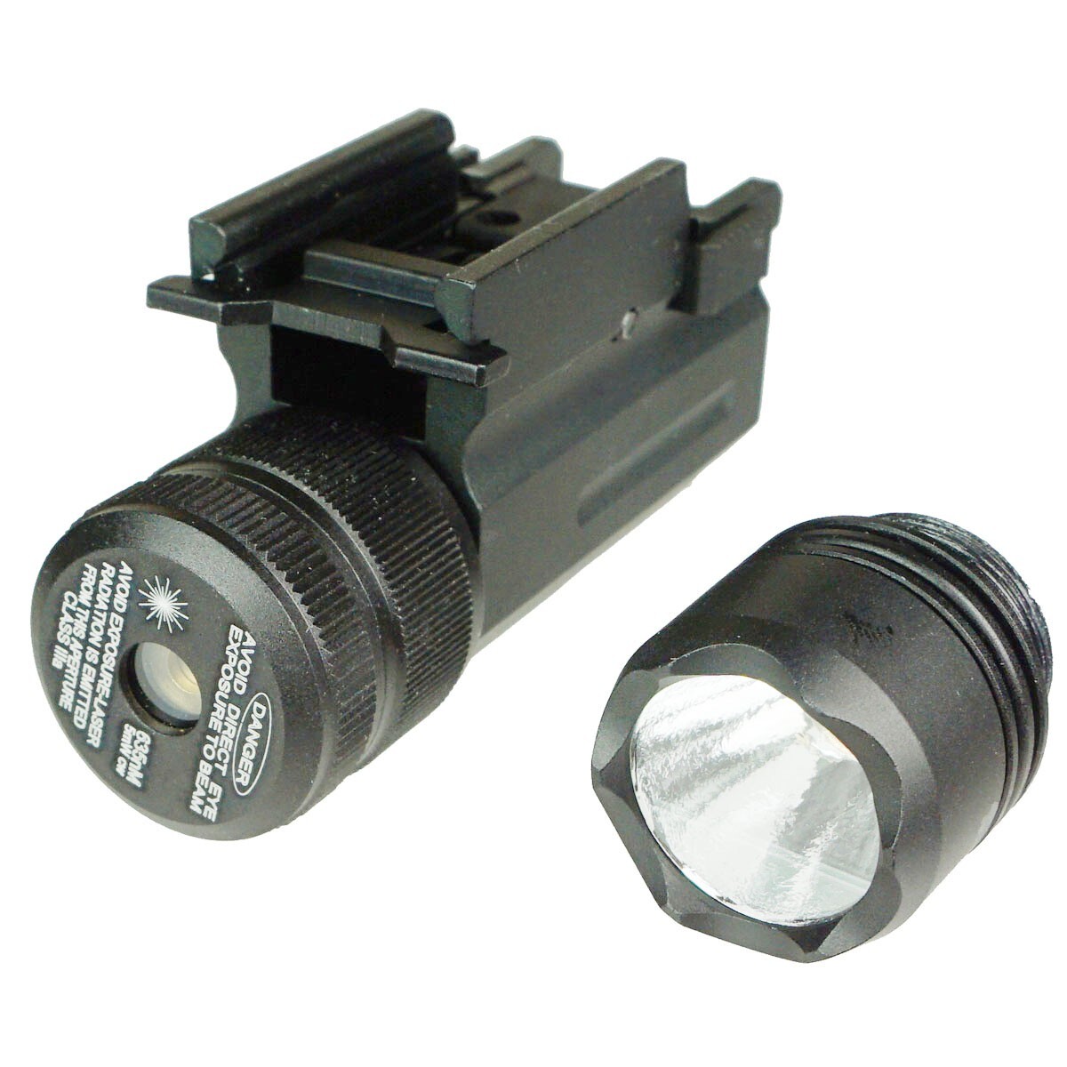 1 W QD Pistol Flashlight W Changeable Green Laser Sight Head Less 5MW For Glock