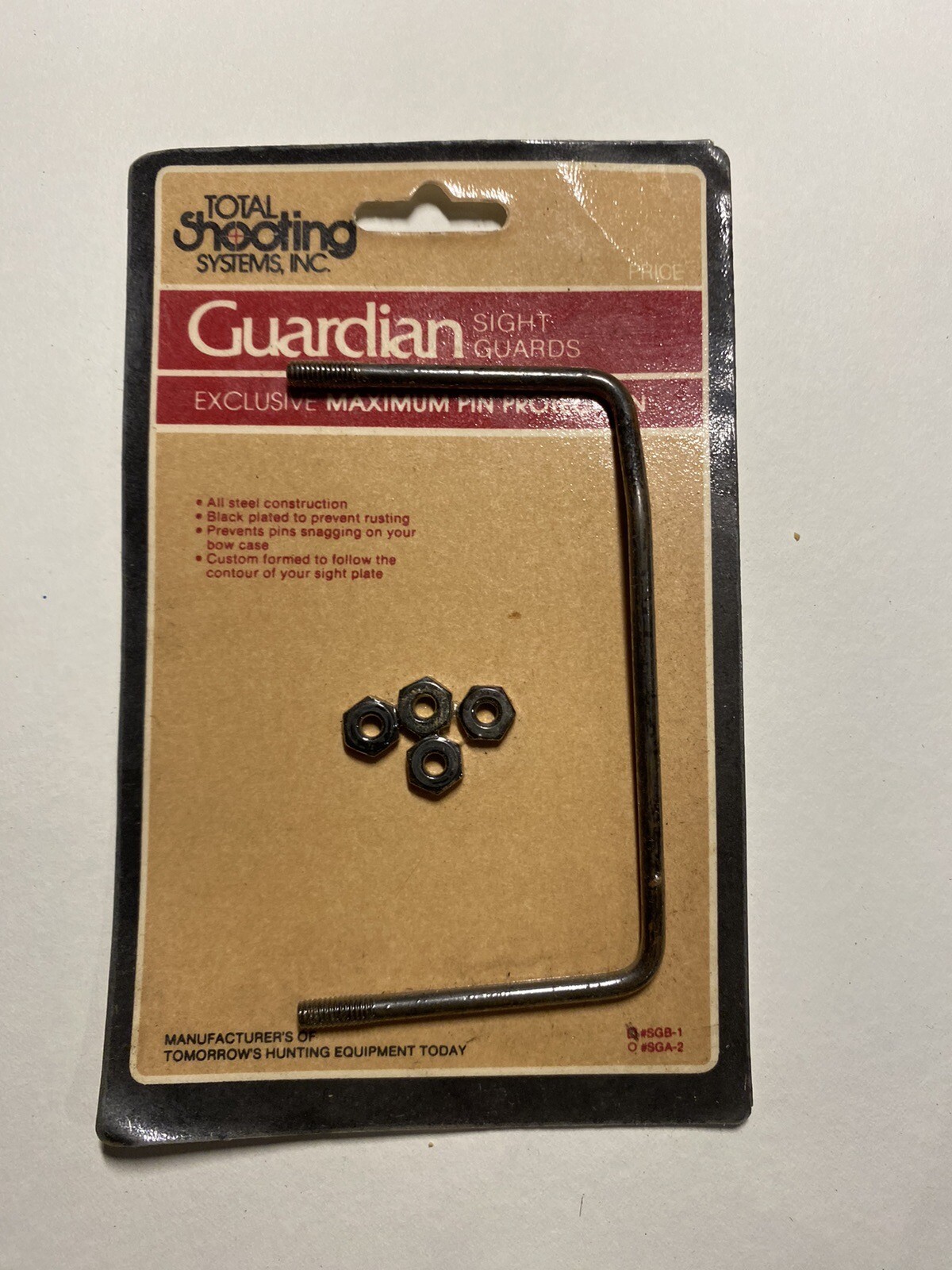 Archery Total Shooting Systems Guardian Sight Guards NOS